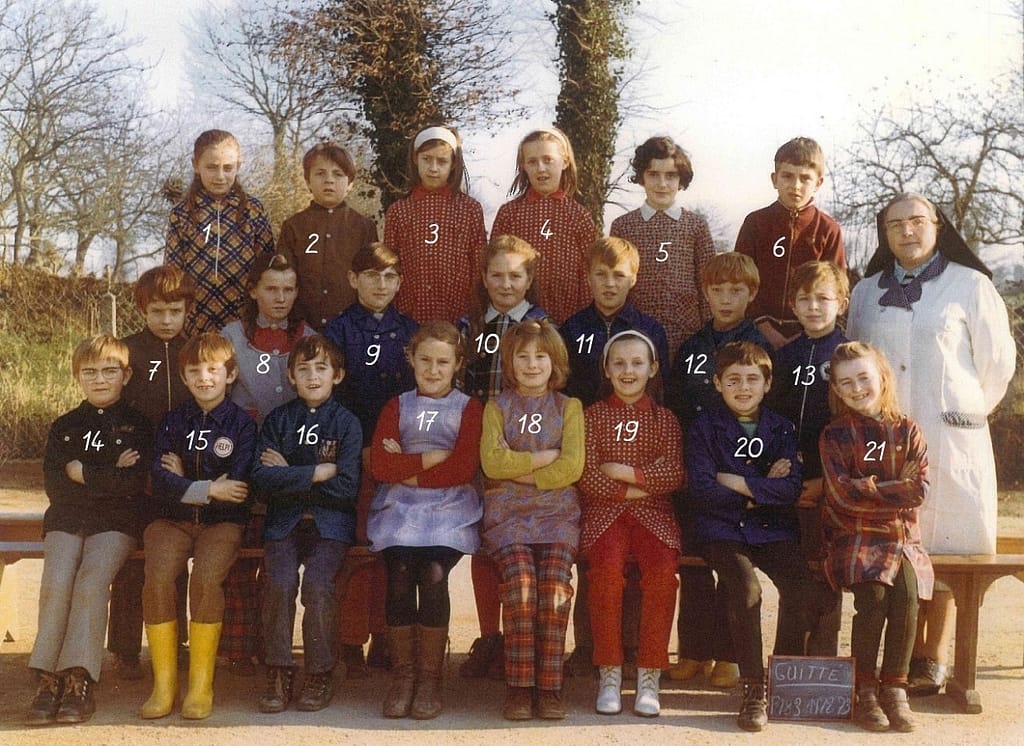 photo de classes 1972 - 1973 Guitté